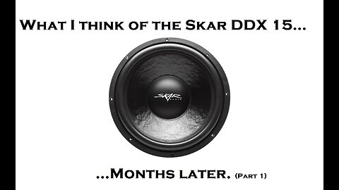 Well That Is Not Good! The Skar DDX's Achilles Heel!