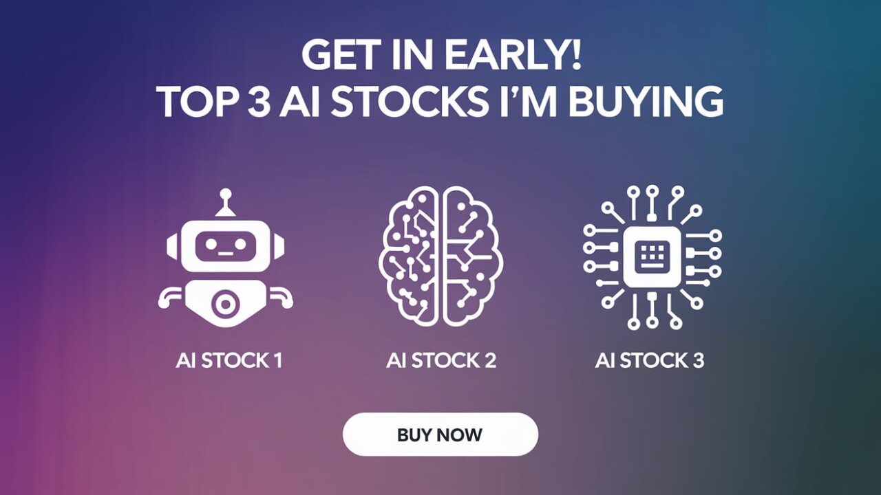 GET IN EARLY! Top 3 AI Stocks I'm Buying