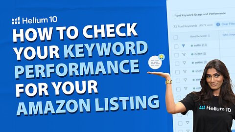 How to Check Your Keyword Performance for Your Amazon Listing | Listing Builder Pro Training