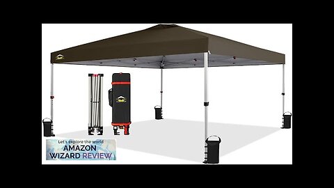 Crown Shades 10x10 Pop up Canopy Outside Canopy Patented One Push Tent Review