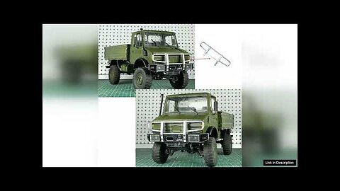 LDR/C LDP06 1/12 Unimog 435 RC Car Upgraded Metal Front Upper Bumper Review