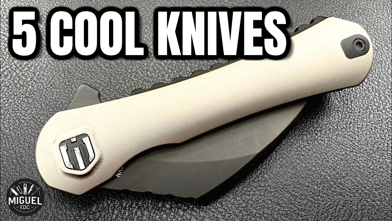 5 EXTREMELY Cool EDC Knives You'll Want For Yourself!