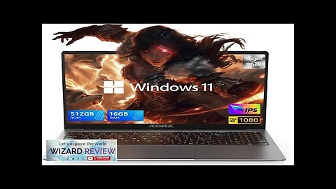 ACEMAGIC Laptop Windows 11 Laptop Computer16GB DDR4 512GB SSD Quad-Core N95 Processor Review