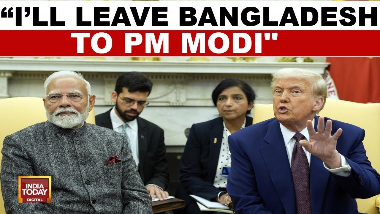 ‘I Will Leave This To PM Modi’: Donald Trump Quips As He Dismisses Query On Bangladesh