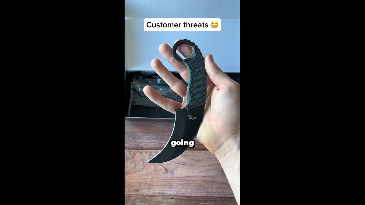 Customer THREATENS Mystery Knives