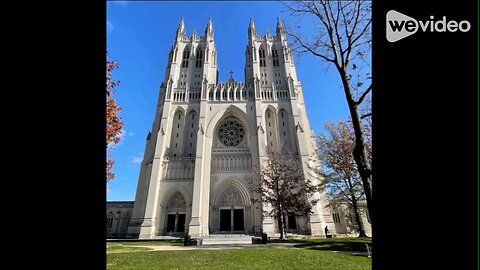 the National Cathedral, chartered by Benjamin Harrison