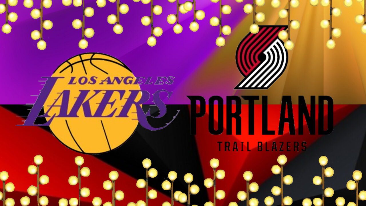 Portland Trailblazers at Los Angeles Lakers preview. First game of 2025. Let's get this win.