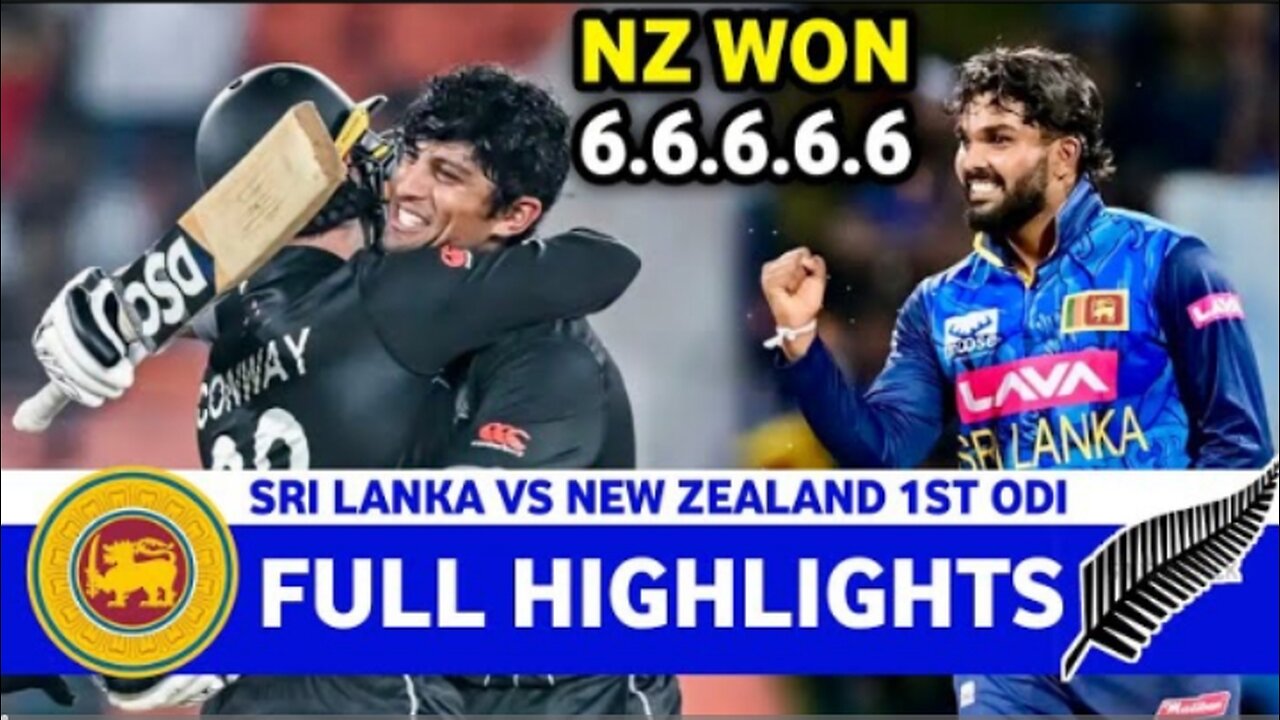 SL vs NZ 1st ODI MACHE 2025