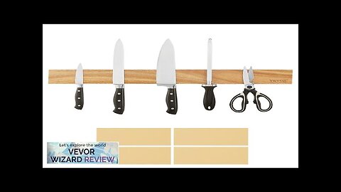 VEVOR Magnetic Knife Holder with Enhanced Strong Magnet 24" No Drilling Knife Review