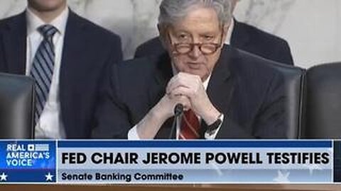 SEN. KENNEDY OF THE SENATE BANKING COMMITEE MAKES NICEY NICEY WITH FED CHAIR POWELL