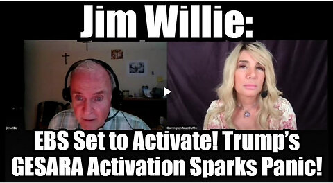 Jim Willie: EBS Set to Activate! Trump’s GESARA Activation Sparks Panic!