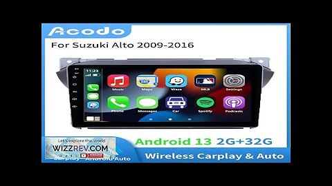 ACODO CarPlay Radio Android 2G+32G For Suzuki Alto 2009 2010 2011 2012 Review