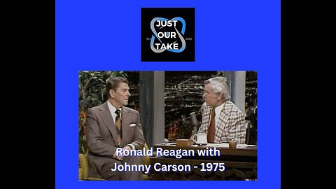 Ronald Reagan with Johnny Carson - 1975