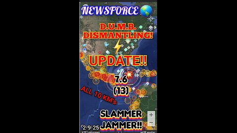 NEWSFORCE 🌎 DUMB's UPDATE! 📅 7.6 SLAMMER JAMMER! 🕳 💥 2-9-25