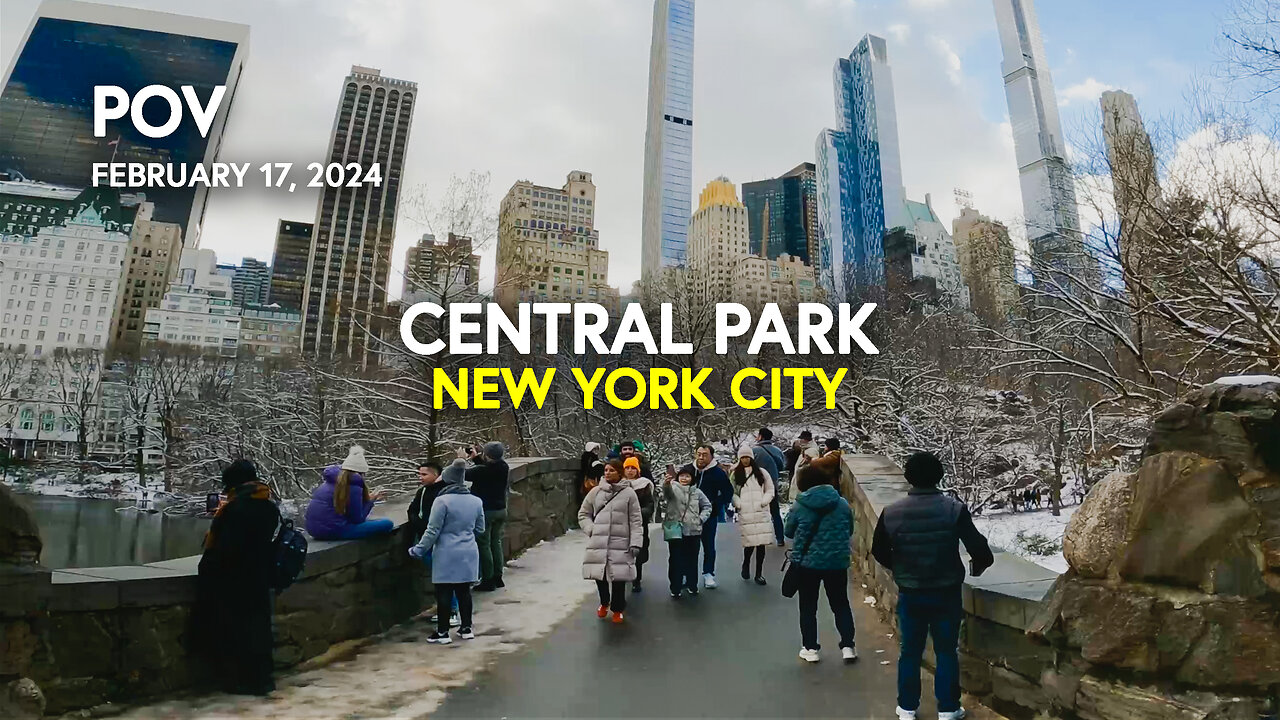 ❄️ CENTRAL PARK WALK IN NEW YORK CITY: Snow Day in Manhattan / NYC Winter