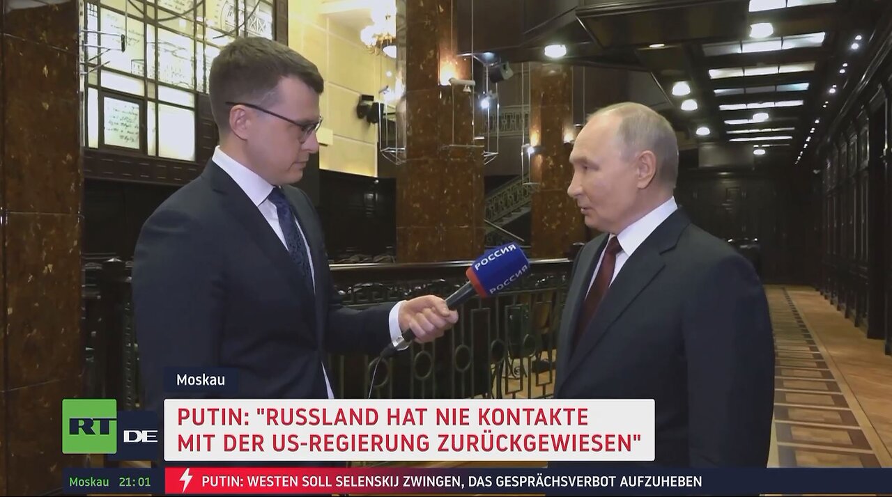 Putin: "Russland hat Kontakte mit der US-Regierung nie zurückgewiesen"