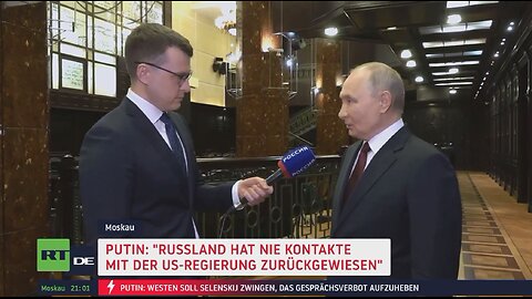 Putin: "Russland hat Kontakte mit der US-Regierung nie zurückgewiesen"