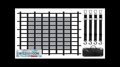 VEVOR Cargo Net Heavy Duty Cargo Net 72" x 57" Adjustable Buckles Review