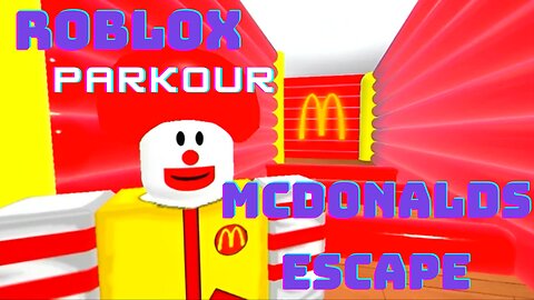 Escape Mcdonald's Parkour Roblox