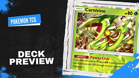 Pokémon TCG Pocket: Power Link Carnivine Deck Preview