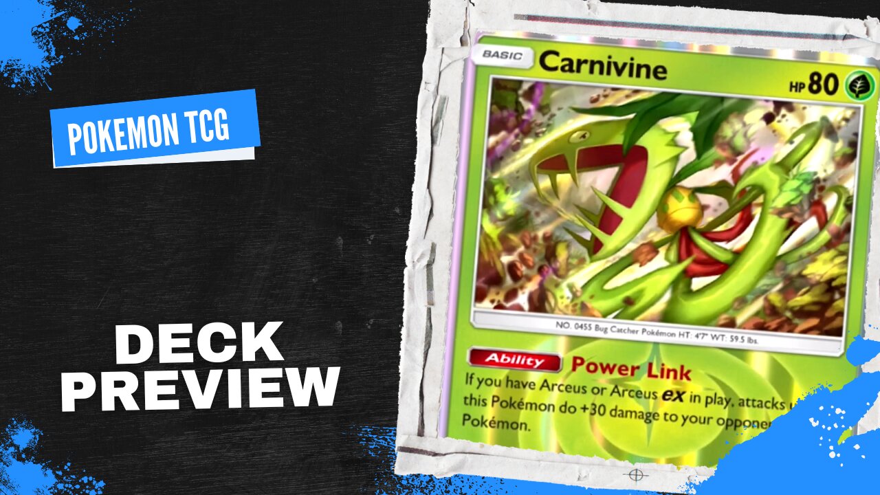 Pokémon TCG Pocket: Power Link Carnivine Deck Preview