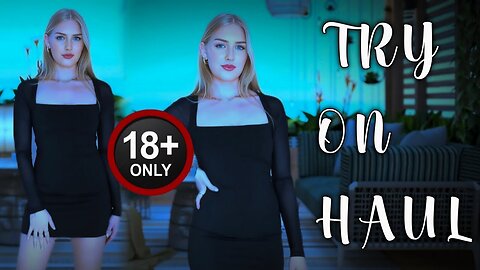 [4K] Transparent clothes Try On Haul Lingerie Fabric Review with Emily See through clothes