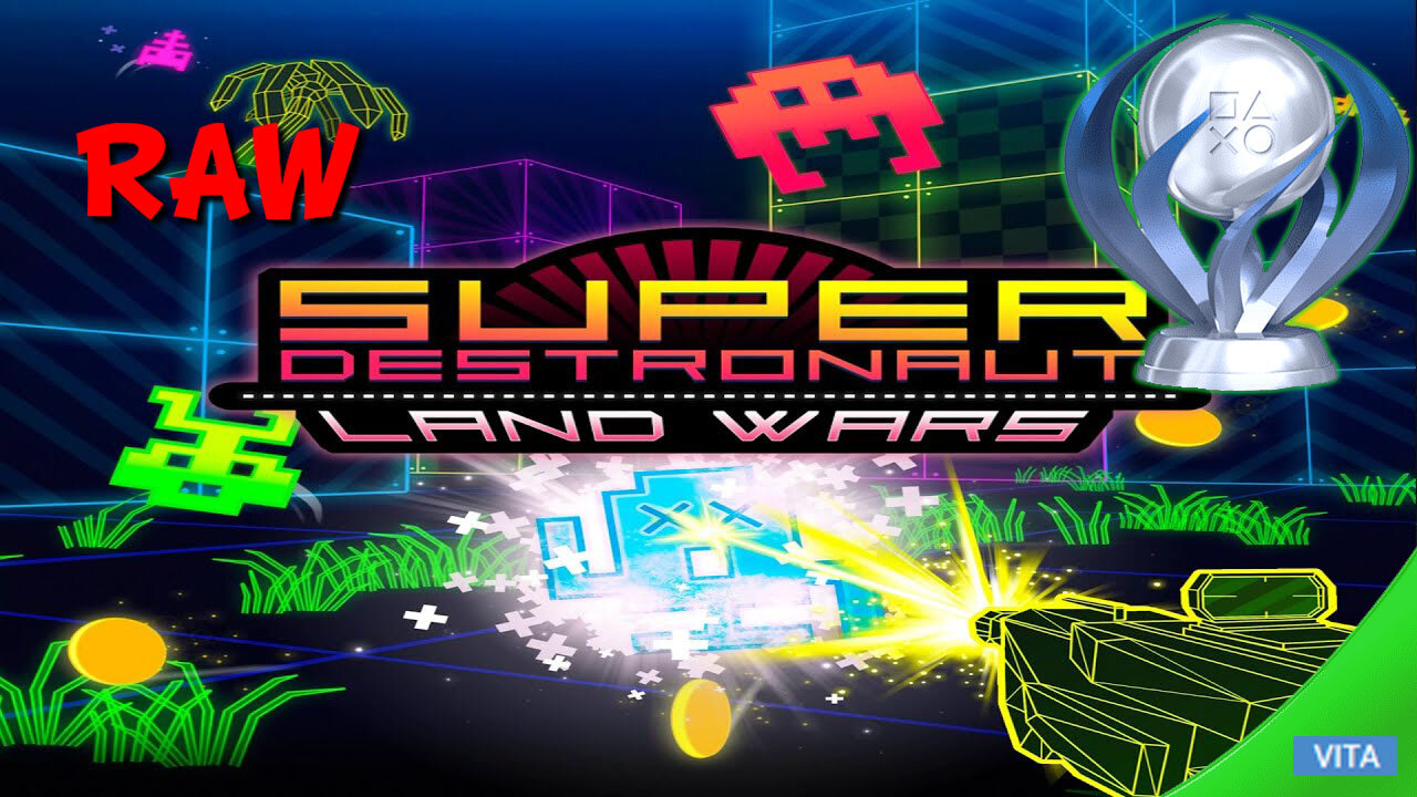 EZ Platinums - Super Destronaut Land Wars PSVita - raw gameplay