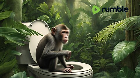 When your monkey reads a book on your toilet