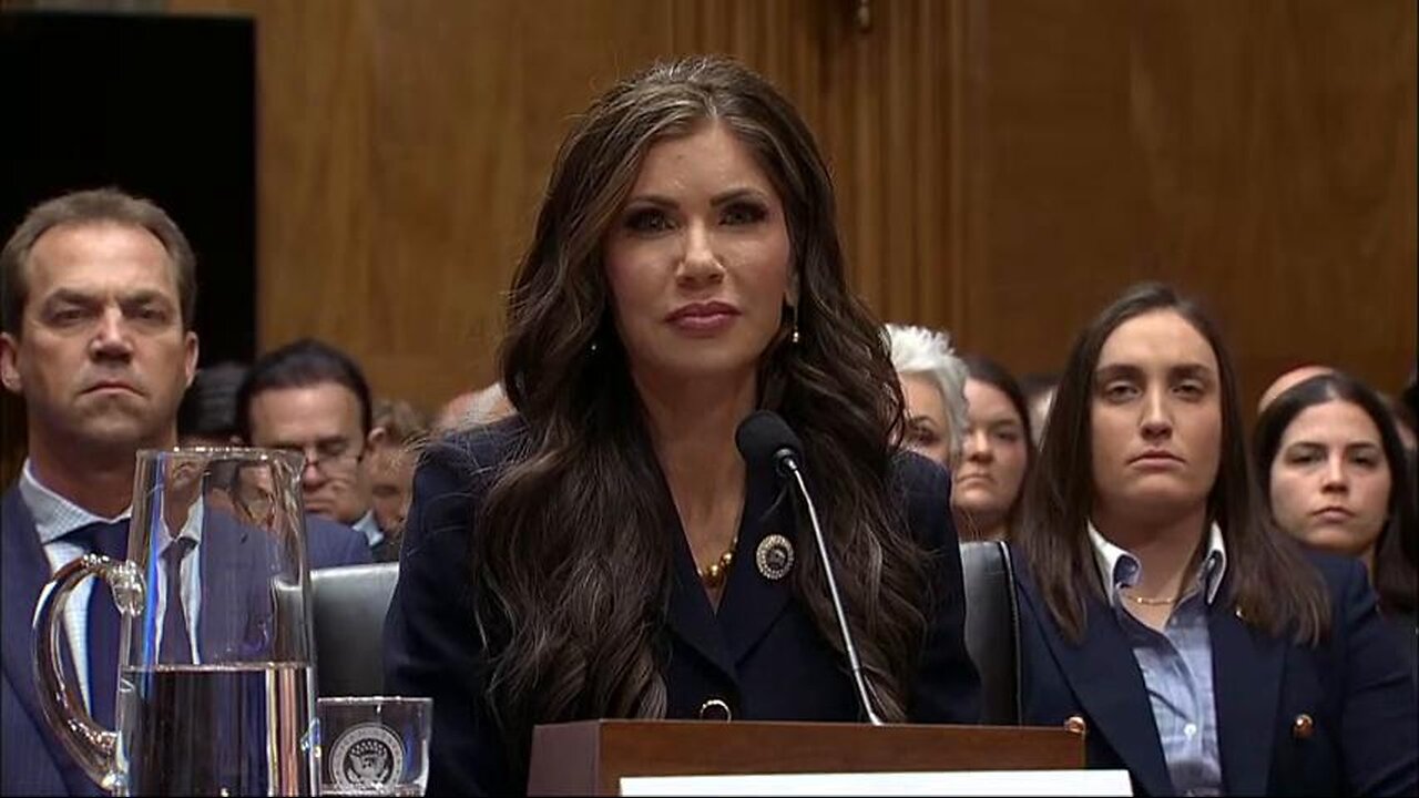 Kristi Noem testifies at Senate confirmation hearing for DHS Secretary nomination - January 17, 2025