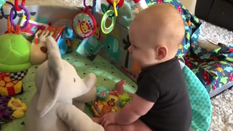 Silly videos of baby playing