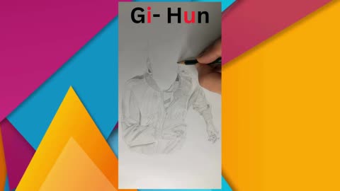 Gi-Hun Seong Squid Game Season 2 timelapse drawing
