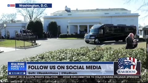 Brian Glenn at the White House for Macron visit