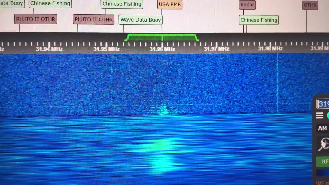 26.930 and 26.925 Severe QRM CB Radio Signals Via G8JNJ SDR March