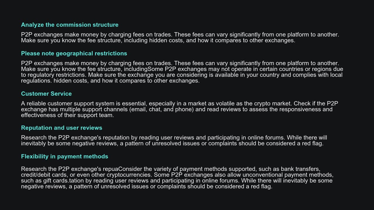 Guide to Choosing the Best P2P Cryptocurrency Exchange