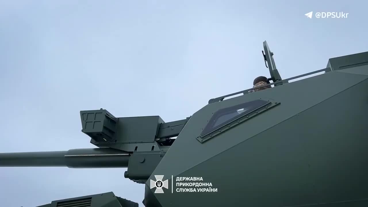 Closer Look at Ukrainian-Made 155mm NATO Self-Propelled Heavy Gun