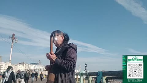 Jazz Nano Street Edition: Busking in Brighton/Hove, England: 2025 Tour in UK