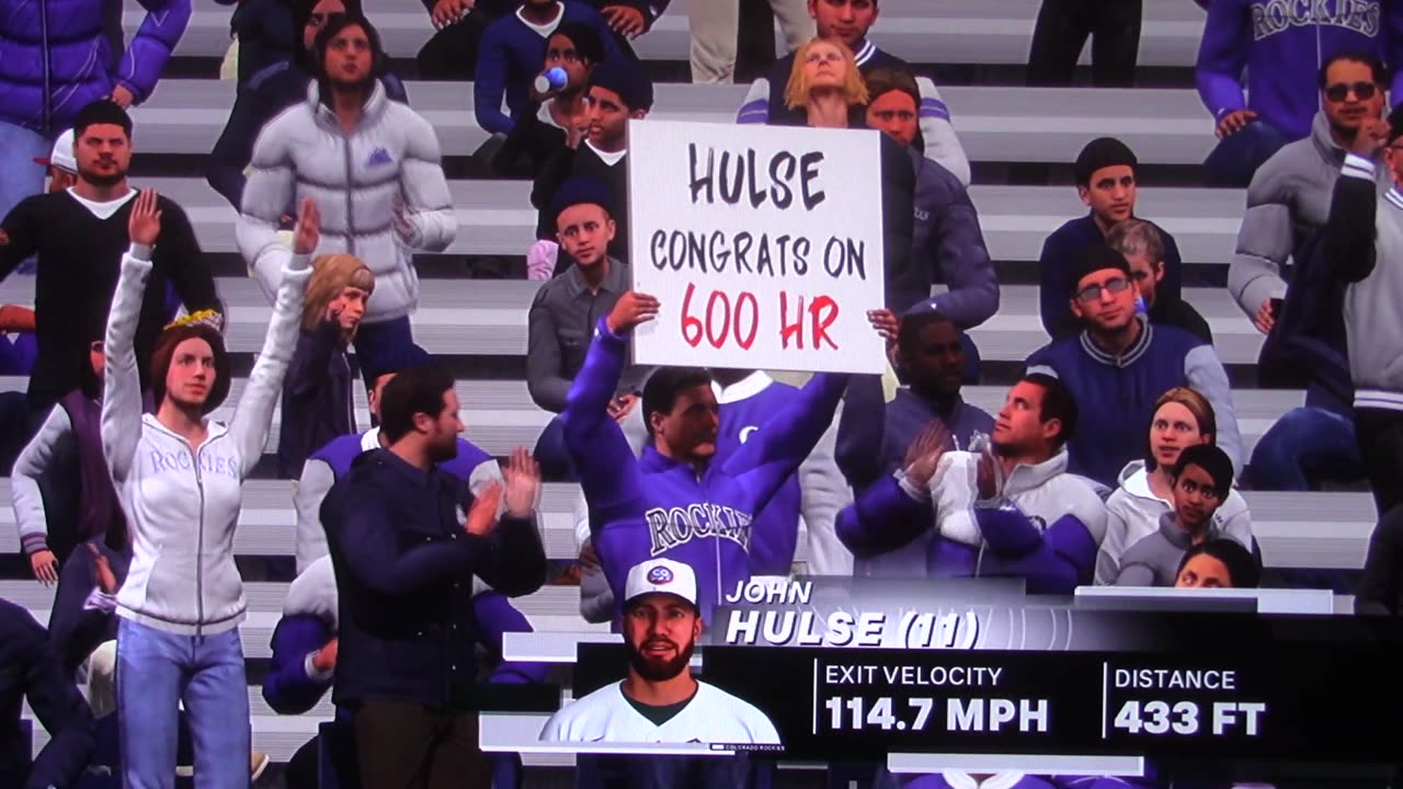 MLB The Show: Colorado Rockies vs Pittsburgh Pirates (Hulse 600th Career HR)