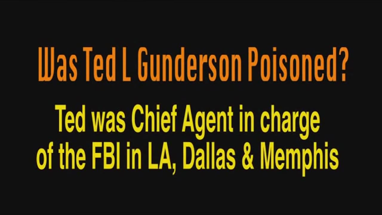 Ted Gunderson FBI Whistleblower Killed By The Illuminati