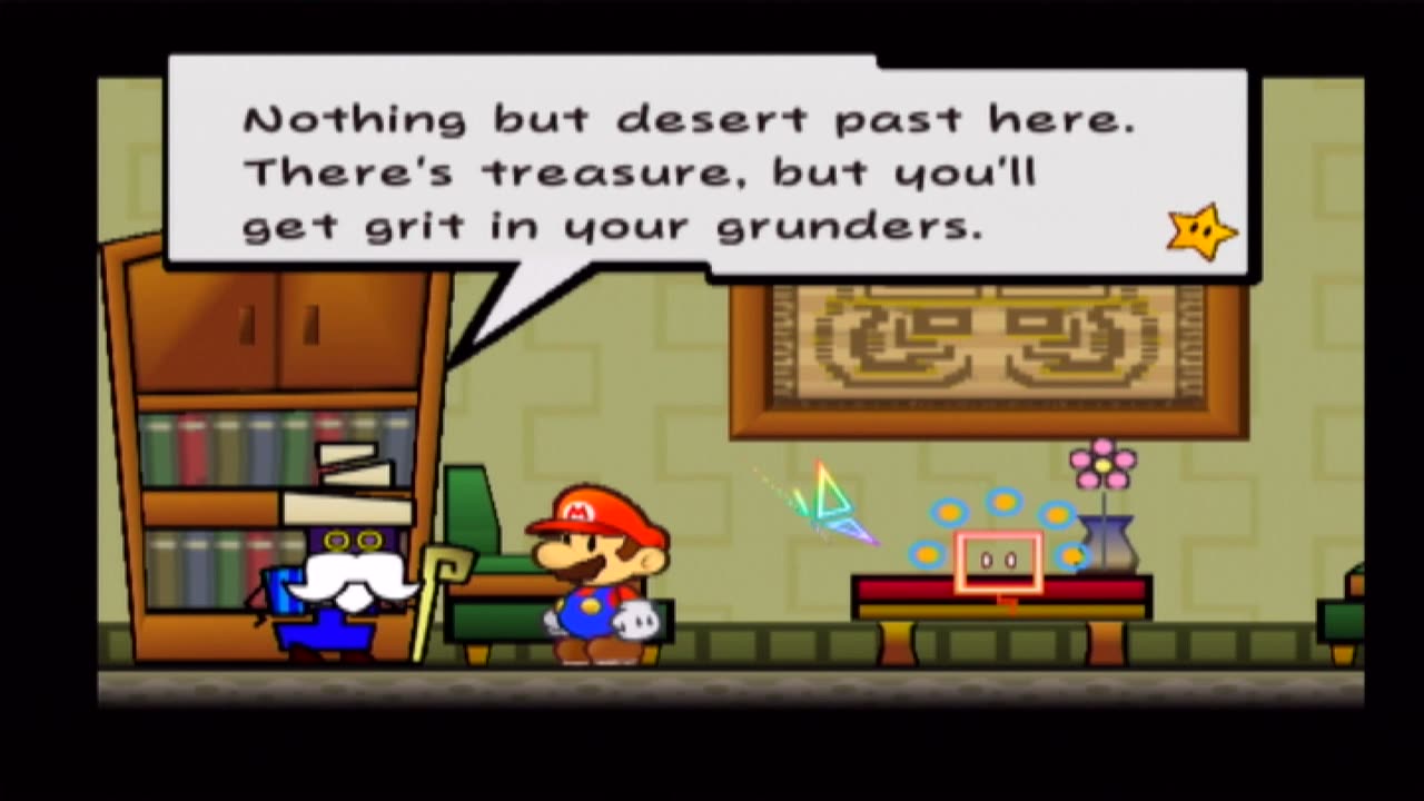 Super Paper Mario the end of Chapter 2