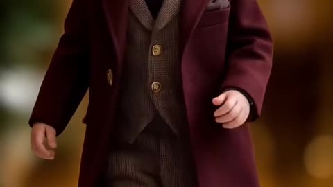 Baby autumn and winter fashion matching_ a must-see for mothers!#aifashion #cutebaby #shortvideo