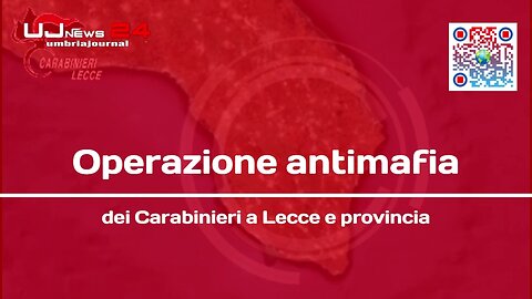 Operazione antimafia dei Carabinieri a Lecce e provincia