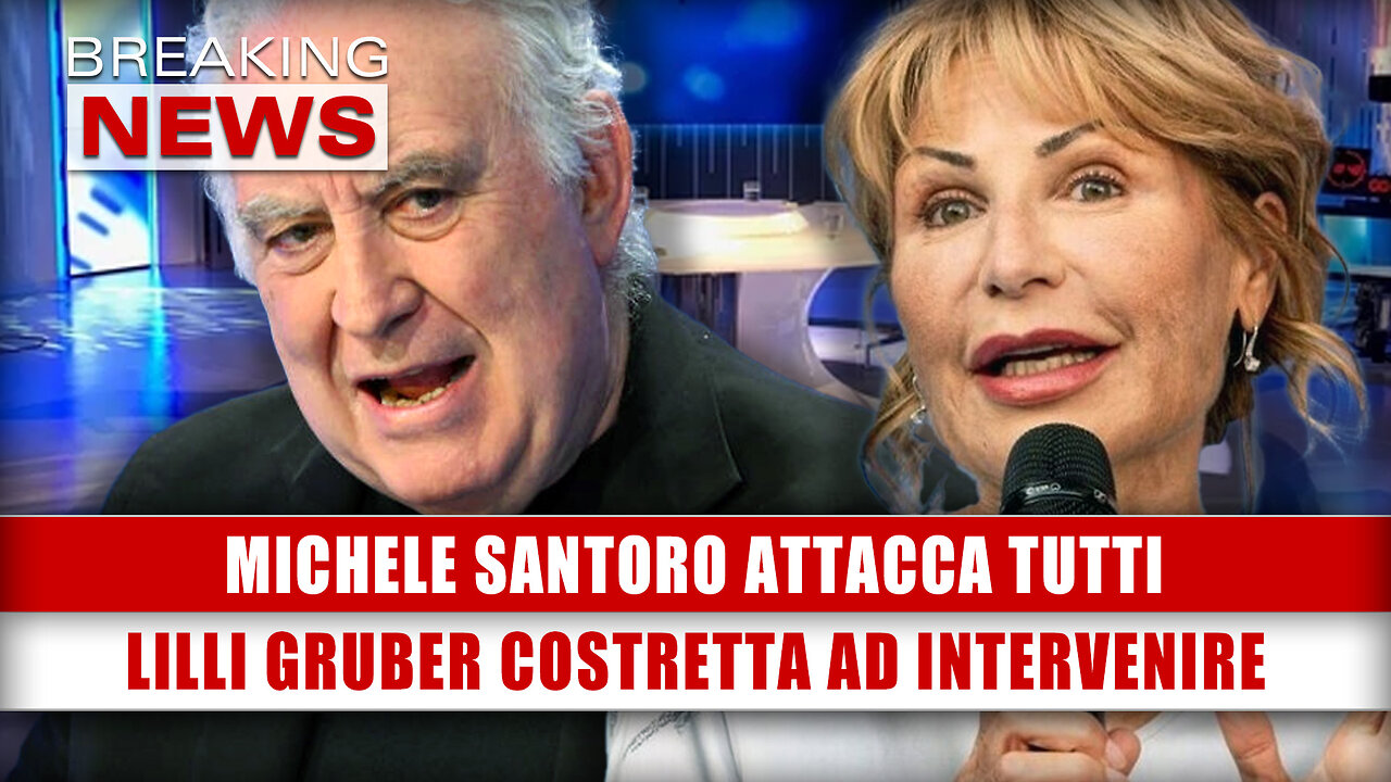 Michele Santoro Attacca Tutti: Lilli Gruber Costretta Ad Intervenire!