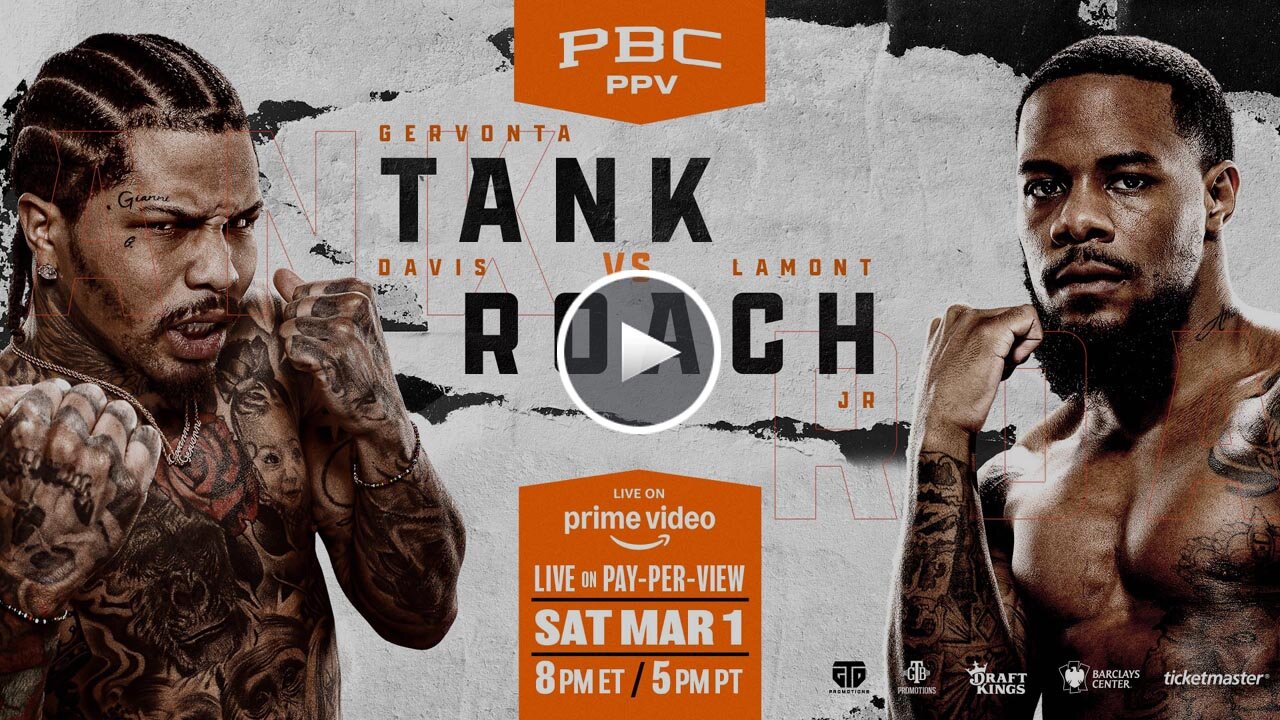 WATCH: Tank Davis vs Roach Live Stream Boxing Free On TV Channel