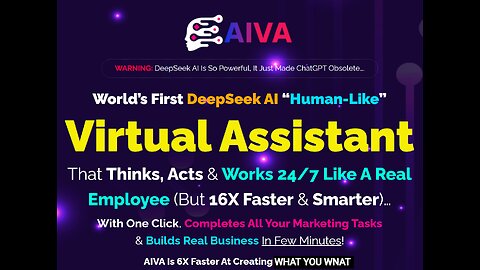 AIVA Review: Introducing DeepSeek AI 24/7 Virtual Assistant That Thinks & Acts Like a Human Employee