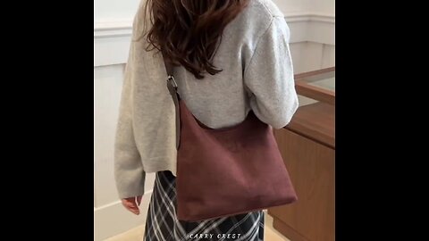 Minimalist Shoulder Bag for Everyday Use |Casual Tote for Women |Trendy Shoulder Bag