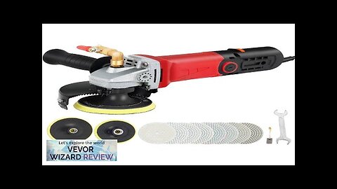 VEVOR Wet Buffer / Polisher Variable Speed 8 pcs Kit Extra 4" Review