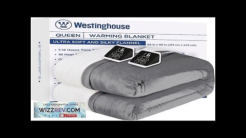 Westinghouse Heated Blanket Queen Size Soft Flannel to Sherpa Electric Blanket Review