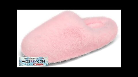 DREAM PAIRS Women's Plush Fuzzy Slip on Indoor Outdoor Winter House Slippers Review