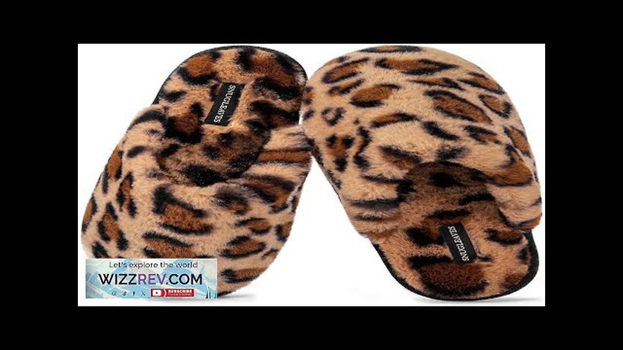 Snug Leaves Women's Fuzzy Scuff Slippers Soft Comfy Memory Foam Non-slip Indoor Review