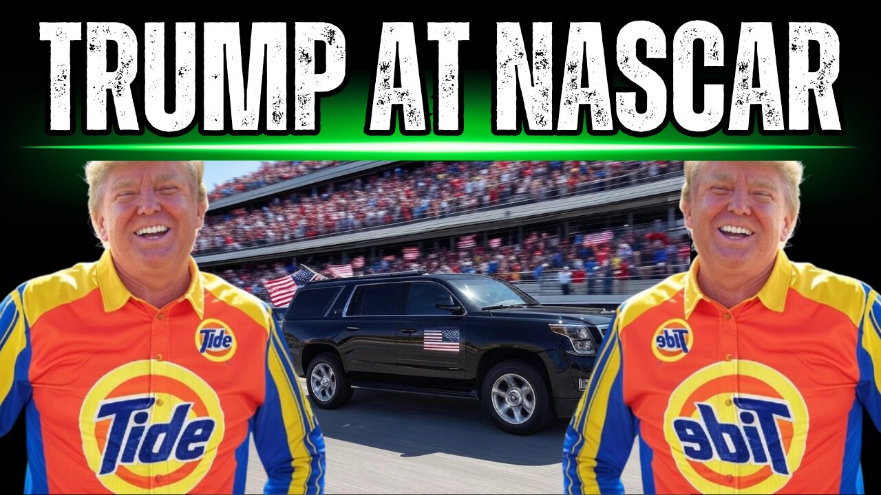 Trump at NASCAR